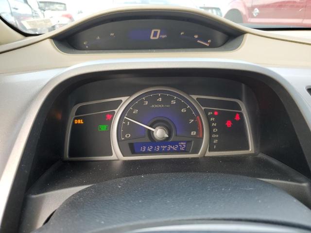 1HGFA16978L005856 - 2008 HONDA CIVIC EXL წითელი ფოტო 9