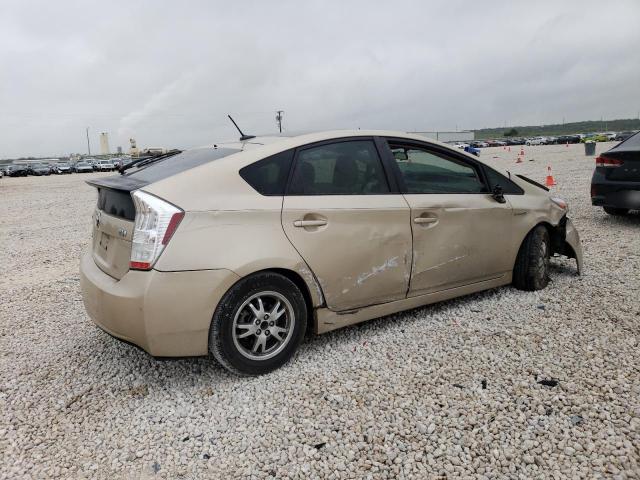 JTDKN3DU6A0200584 - 2010 TOYOTA PRIUS TAN photo 3