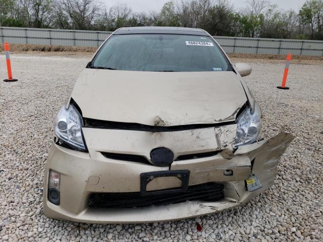 JTDKN3DU6A0200584 - 2010 TOYOTA PRIUS TAN photo 5