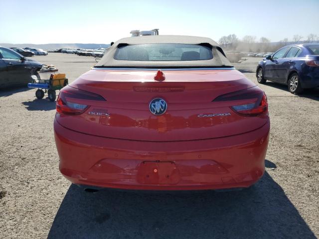 W04WJ3N55JG031051 - 2018 BUICK CASCADA SPORT TOURING RED photo 6