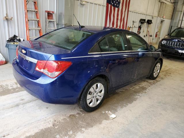 1G1PD5SH1C7286819 - 2012 CHEVROLET CRUZE LS BLUE photo 3