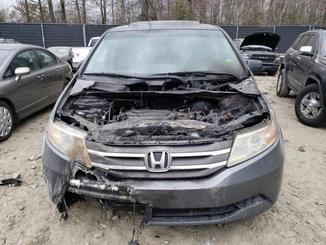 5FNRL5H63CB070148 - 2012 HONDA ODYSSEY EXL GRAY photo 5