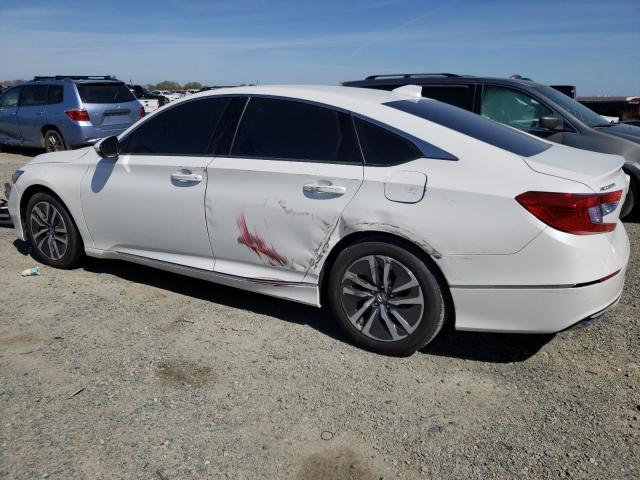 1HGCV3F40KA018913 - 2019 HONDA ACCORD HYBRID EX WHITE photo 2