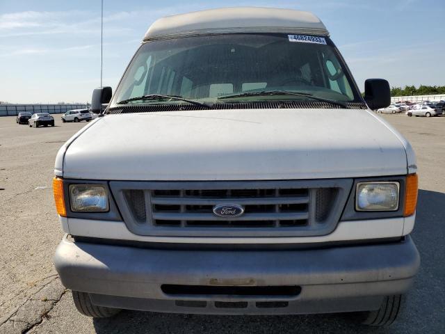 1FTSS34L76HA71232 - 2006 FORD ECONOLINE E350 SUPER DUTY VAN WHITE photo 5