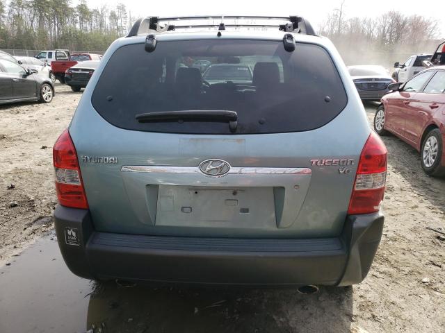 KM8JN12D35U194787 - 2005 HYUNDAI TUCSON GLS BLUE photo 6