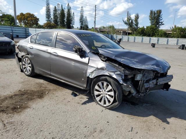 1HGCR2F79DA217597 - 2013 HONDA ACCORD EX GRAY photo 4