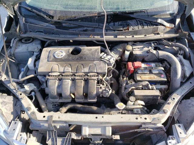 3N1AB7APXDL795007 - 2013 NISSAN SENTRA S SILVER photo 11