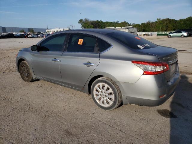 3N1AB7APXDL795007 - 2013 NISSAN SENTRA S SILVER photo 2