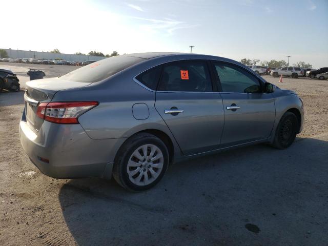 3N1AB7APXDL795007 - 2013 NISSAN SENTRA S SILVER photo 3