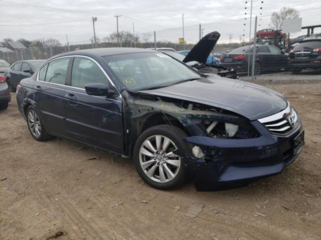 1HGCP2F84CA005476 - 2012 HONDA ACCORD EXL BLUE photo 4