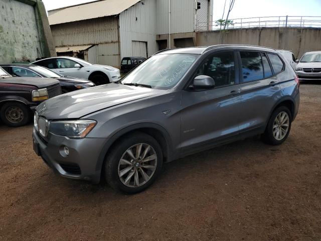 5UXWZ7C31H0X41752 - 2017 BMW X3 SDRIVE28I GRAY photo 1