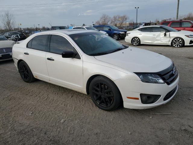 3FAHP0JG0AR314863 - 2010 FORD FUSION SEL WHITE photo 4