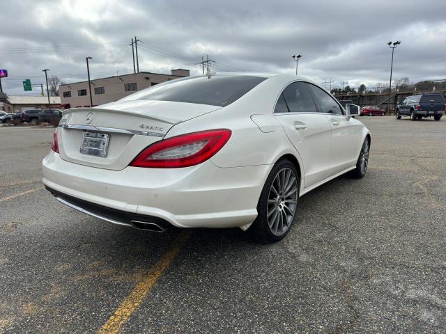 WDDLJ9BB0DA078961 - 2013 MERCEDES-BENZ CLS 550 4MATIC WHITE photo 4