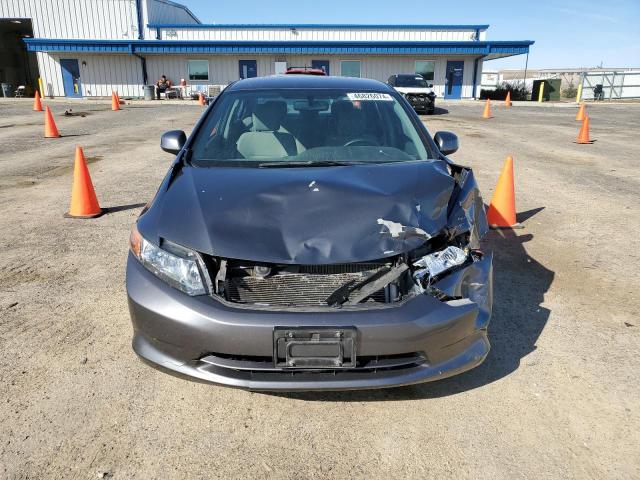 2HGFB2F51CH521328 - 2012 HONDA CIVIC LX CHARCOAL photo 5