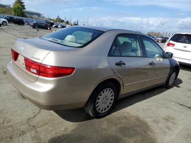 1HGCM56125A183256 - 2005 HONDA ACCORD DX GOLD photo 3