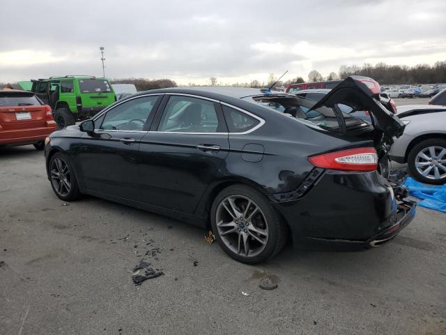 3FA6P0K90DR277146 - 2013 FORD FUSION TITANIUM BLACK photo 2