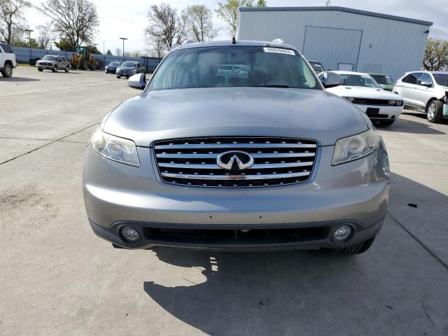 JNRBS08W24X400151 - 2004 INFINITI FX45 SILVER photo 5