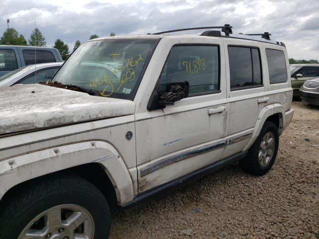 1J8HG58257C604484 - 2007 JEEP COMMANDER LIMITED WHITE photo 9