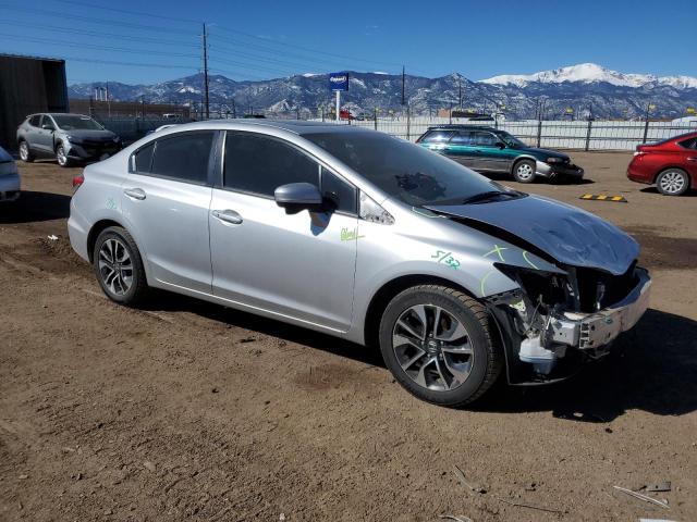 19XFB2F81FE077781 - 2015 HONDA CIVIC EX SILVER photo 4