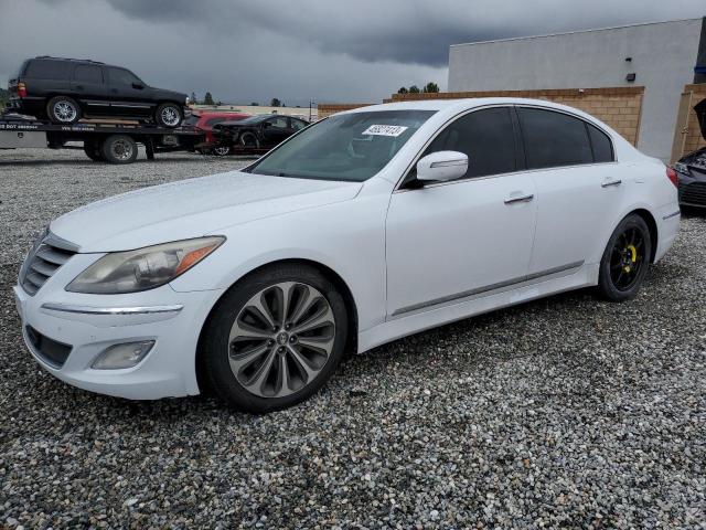 KMHGC4DH6DU258126 - 2013 HYUNDAI GENESIS 5.0L WHITE photo 1