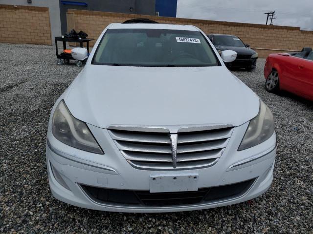 KMHGC4DH6DU258126 - 2013 HYUNDAI GENESIS 5.0L WHITE photo 5