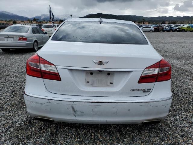 KMHGC4DH6DU258126 - 2013 HYUNDAI GENESIS 5.0L WHITE photo 6