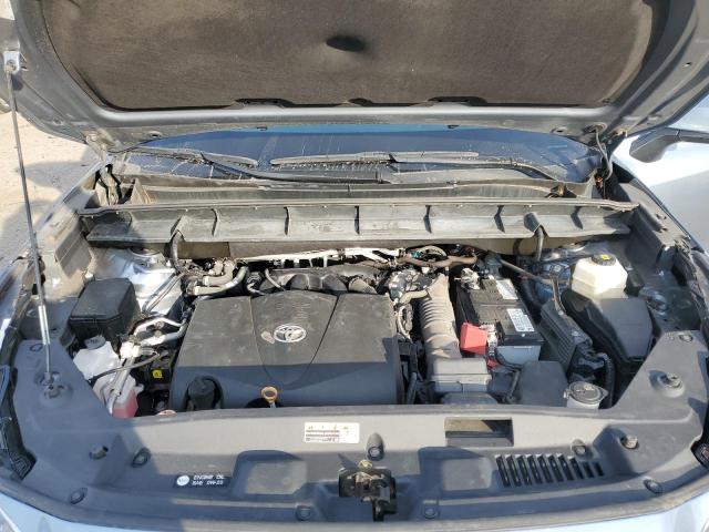 5TDGZRBHXMS066313 - 2021 TOYOTA HIGHLANDER XLE BLUE photo 12