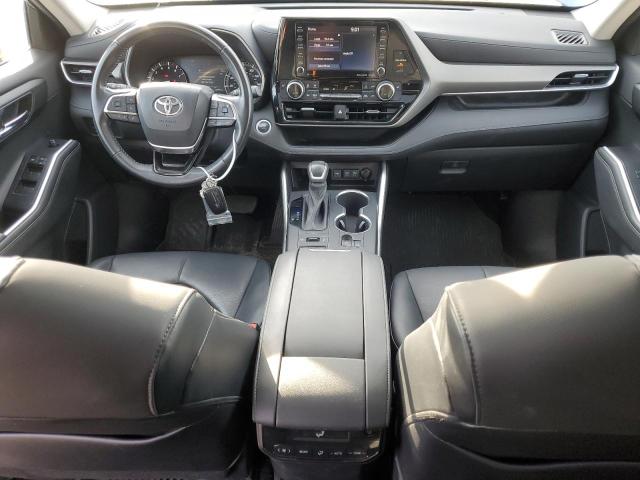 5TDGZRBHXMS066313 - 2021 TOYOTA HIGHLANDER XLE BLUE photo 8