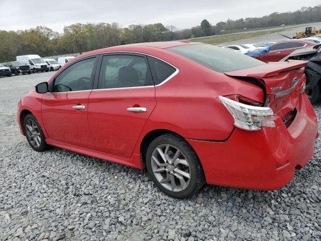 3N1AB7AP3FY307022 - 2015 NISSAN SENTRA S RED photo 2