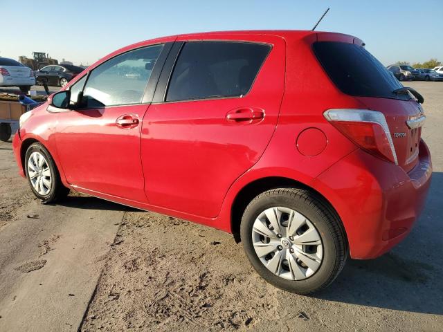 VNKKTUD30EA001346 - 2014 TOYOTA YARIS RED photo 2