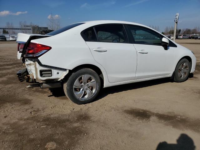 2HGFB2F49DH104080 - 2013 HONDA CIVIC LX WHITE photo 3