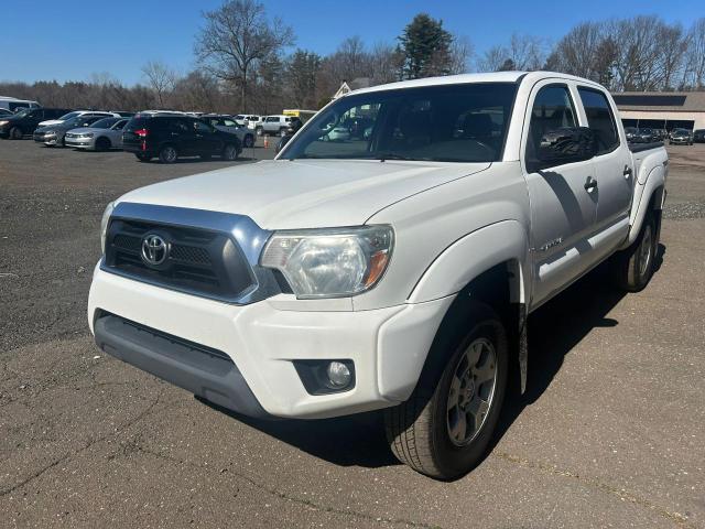 3TMLU4EN8DM129944 - 2013 TOYOTA TACOMA DOUBLE CAB WHITE photo 1