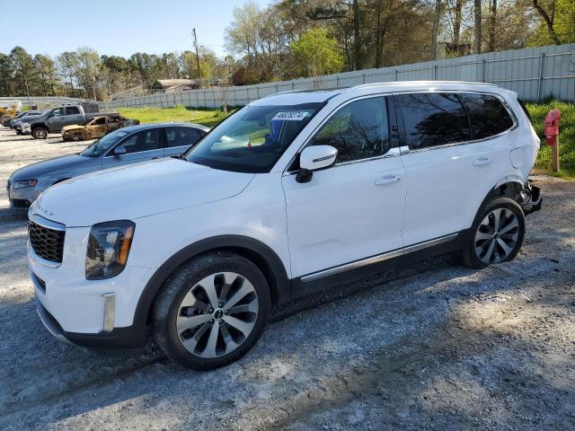 5XYP3DHC5NG257541 - 2022 KIA TELLURIDE EX WHITE photo 1