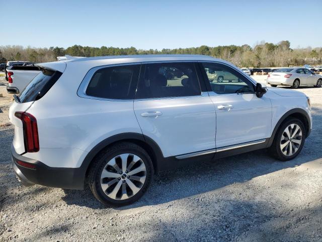 5XYP3DHC5NG257541 - 2022 KIA TELLURIDE EX WHITE photo 3