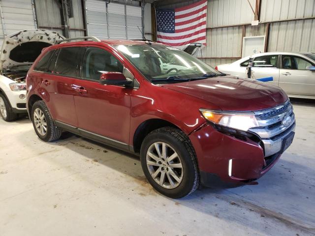 2FMDK3JC1EBA83039 - 2014 FORD EDGE SEL MAROON photo 4