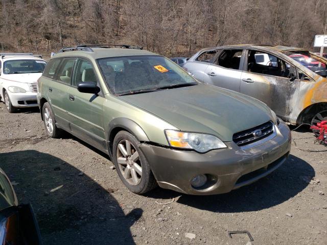 4S4BP61C167303977 - 2006 SUBARU LEGACY OUTBACK 2.5I GREEN photo 4