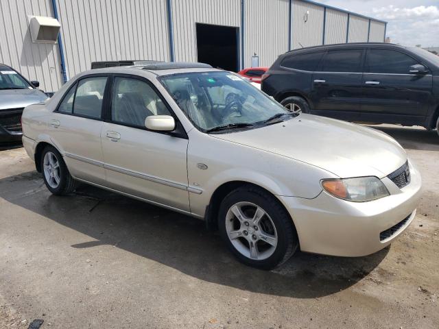 JM1BJ225130151525 - 2003 MAZDA PROTEGE DX BEIGE photo 4