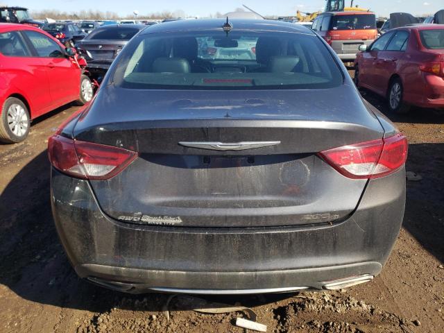 1C3CCCEG3FN585717 - 2015 CHRYSLER 200 C GRAY photo 6