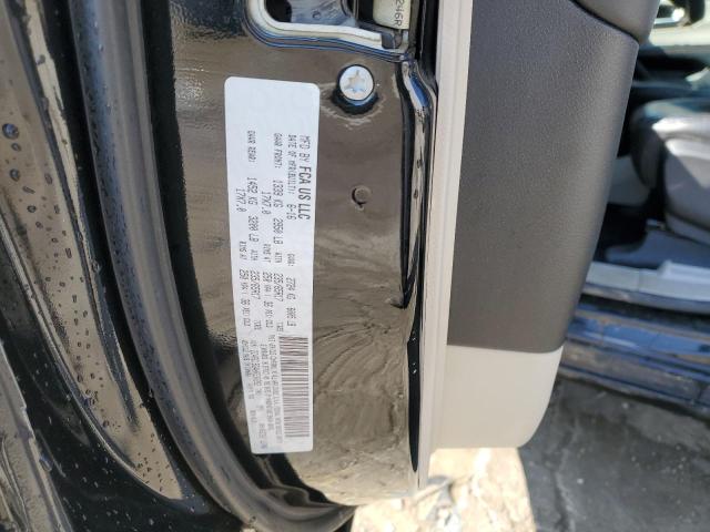 2C4RC1BG4HR530262 - 2017 CHRYSLER PACIFICA TOURING L შავი ფოტო 12