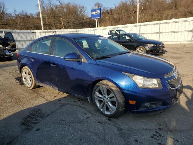 1G1PH5SC1C7303286 - 2012 CHEVROLET CRUZE LTZ BLUE photo 4