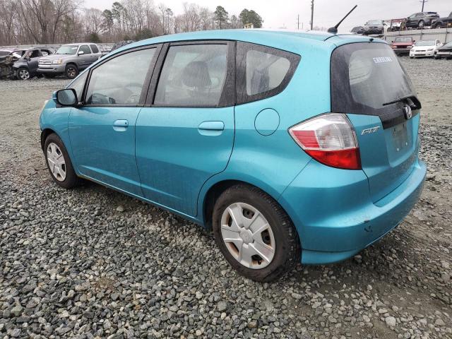 JHMGE8H34DC041716 - 2013 HONDA FIT BLUE photo 2