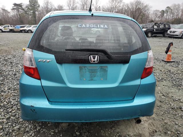 JHMGE8H34DC041716 - 2013 HONDA FIT BLUE photo 6