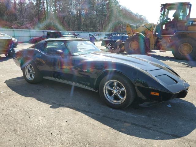 1Z37L7S448836 - 1977 CHEVROLET CORVETTE BLACK photo 4