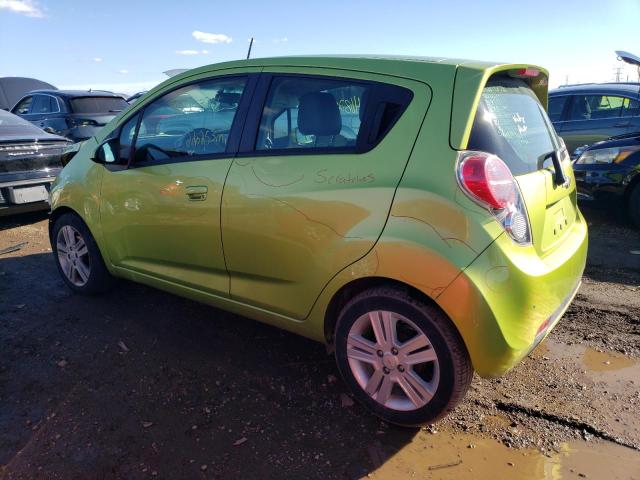 KL8CD6S92DC523047 - 2013 CHEVROLET SPARK 1LT GREEN photo 2