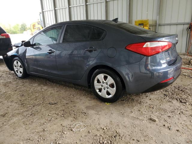 KNAFK4A68G5445448 - 2016 KIA FORTE LX BLUE photo 2