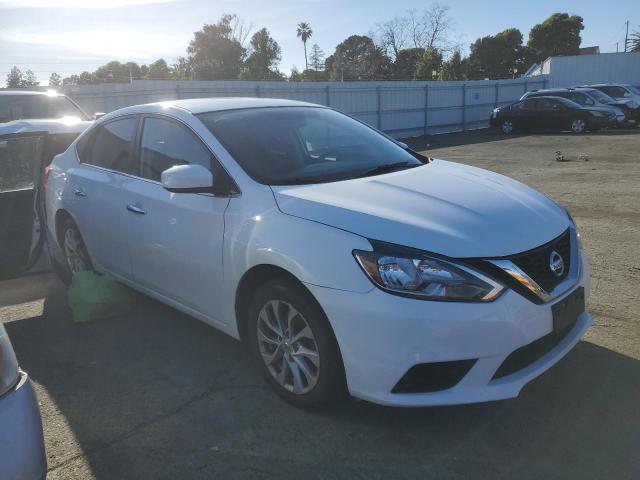 3N1AB7AP7KL613969 - 2019 NISSAN SENTRA S WHITE photo 4