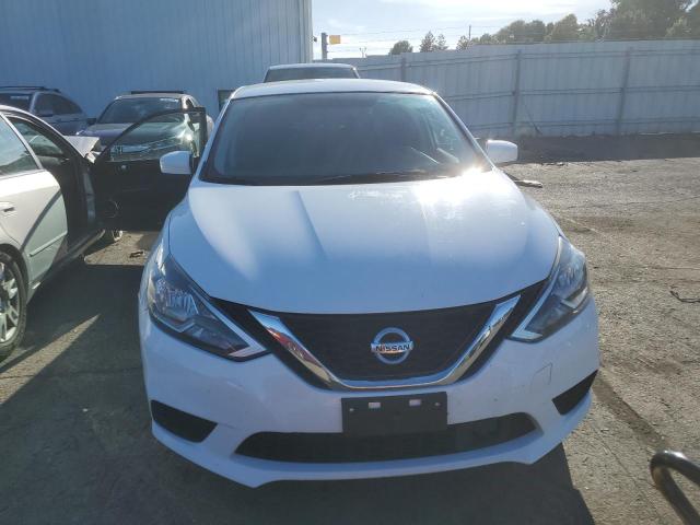 3N1AB7AP7KL613969 - 2019 NISSAN SENTRA S WHITE photo 5