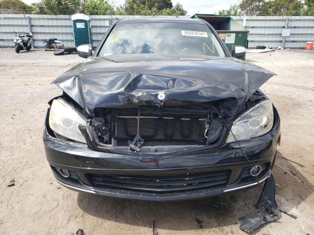 WDDGF54X38F069734 - 2008 MERCEDES-BENZ C 300 BLACK photo 5