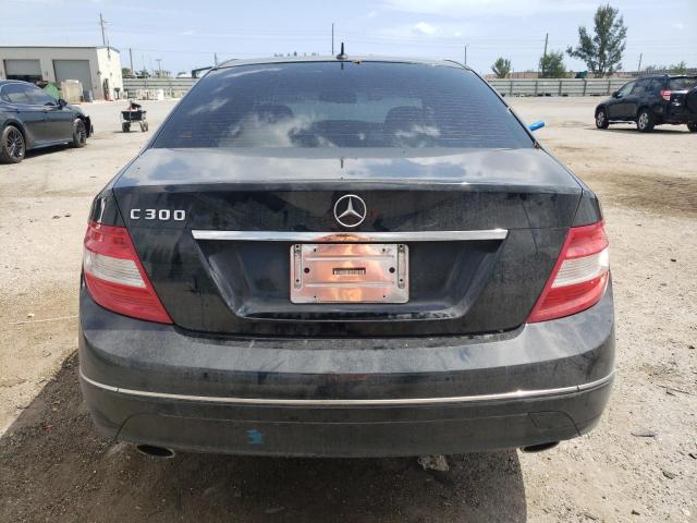 WDDGF54X38F069734 - 2008 MERCEDES-BENZ C 300 BLACK photo 6