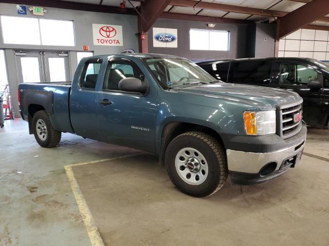 1GTR2TEA3BZ391728 - 2011 GMC SIERRA K1500 BLUE photo 4